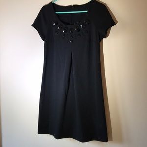 Relativity Jeweled Black Dress Size Small